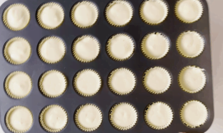 三種口味的迷你小蛋糕，一口一個松軟好吃，出游必備